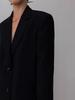 Women's 2024 Autumn Black Retro Loose Slimming Suit Jacket - Korean Style