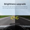 Head Up Display OBD2 Car Speedometer Water Temp Clock HUD Over-speed Alarm Big Font Windshield Projector Auto Electronic Parts