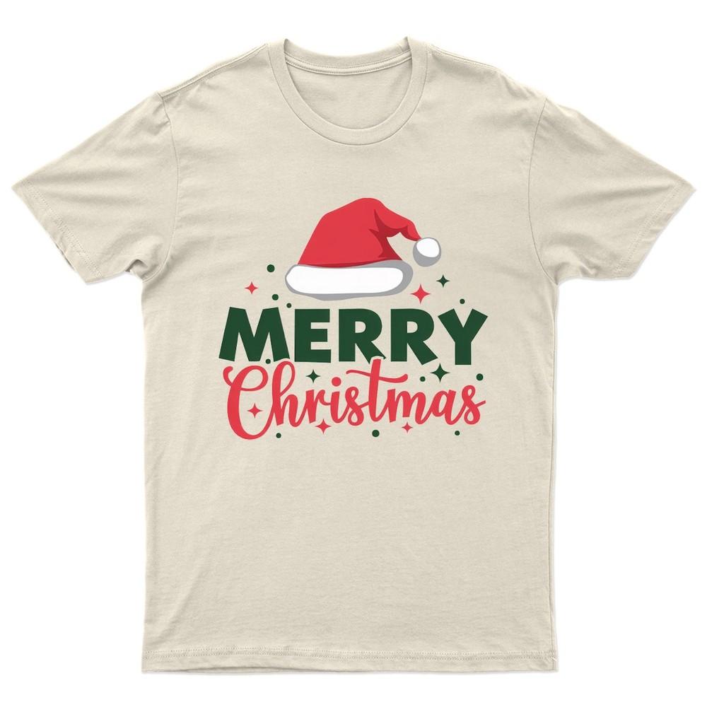 

Merry Christmas Santa Hat TShirt Unisex Gift Retro Funny Womens Vintage Mens Unisex T-Shirt XXXXL