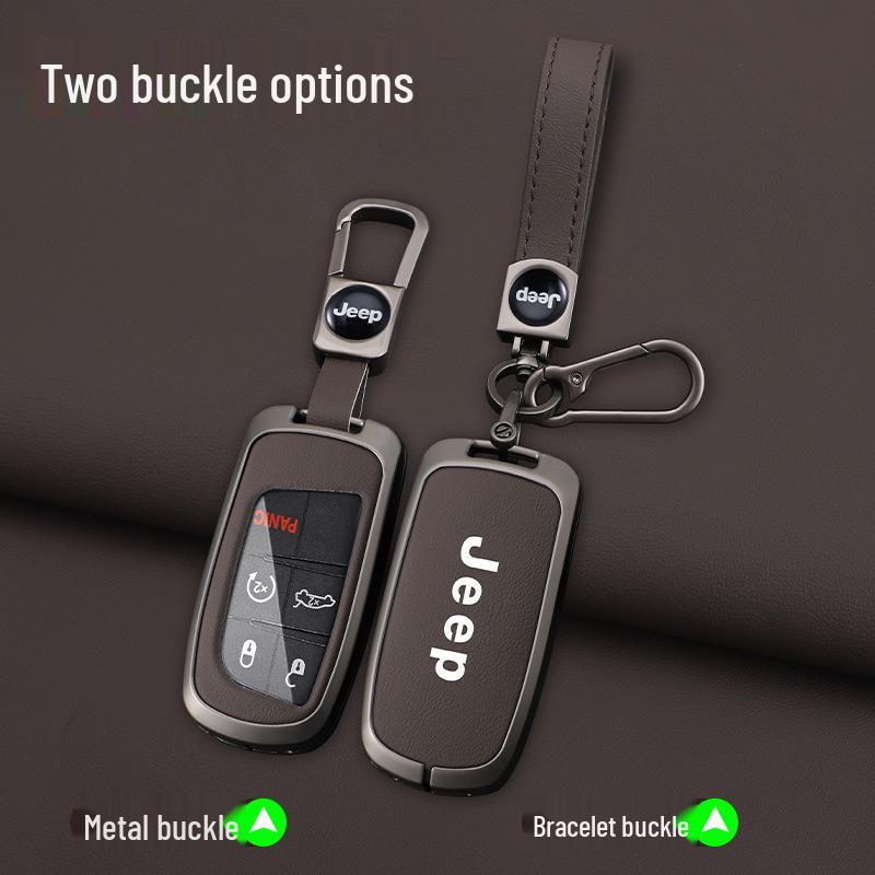 Etui na kluczyk Jeep Compass, Cherokee & Renegade z karabińczykiem
