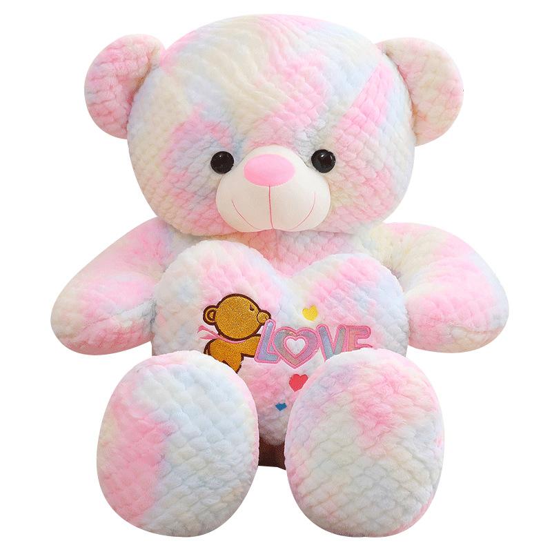 Plüschtier Süßer Kuschel-Liebes-Teddybär Puppe Kuschel-Bär Puppe Stoffpuppe für Freundin