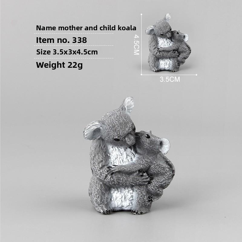 Realistisches Koala-Tiertier-Modell PVC Sammlerstück für Wildtier-Enthusiasten und Naturdekoration