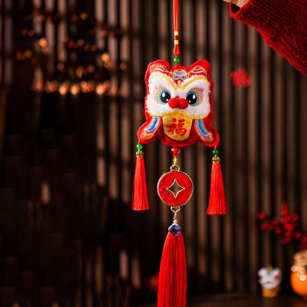 Rote Neujahrsdekoration Traditionelles Pferdejahr Hängende Ornamente Heimdekoration