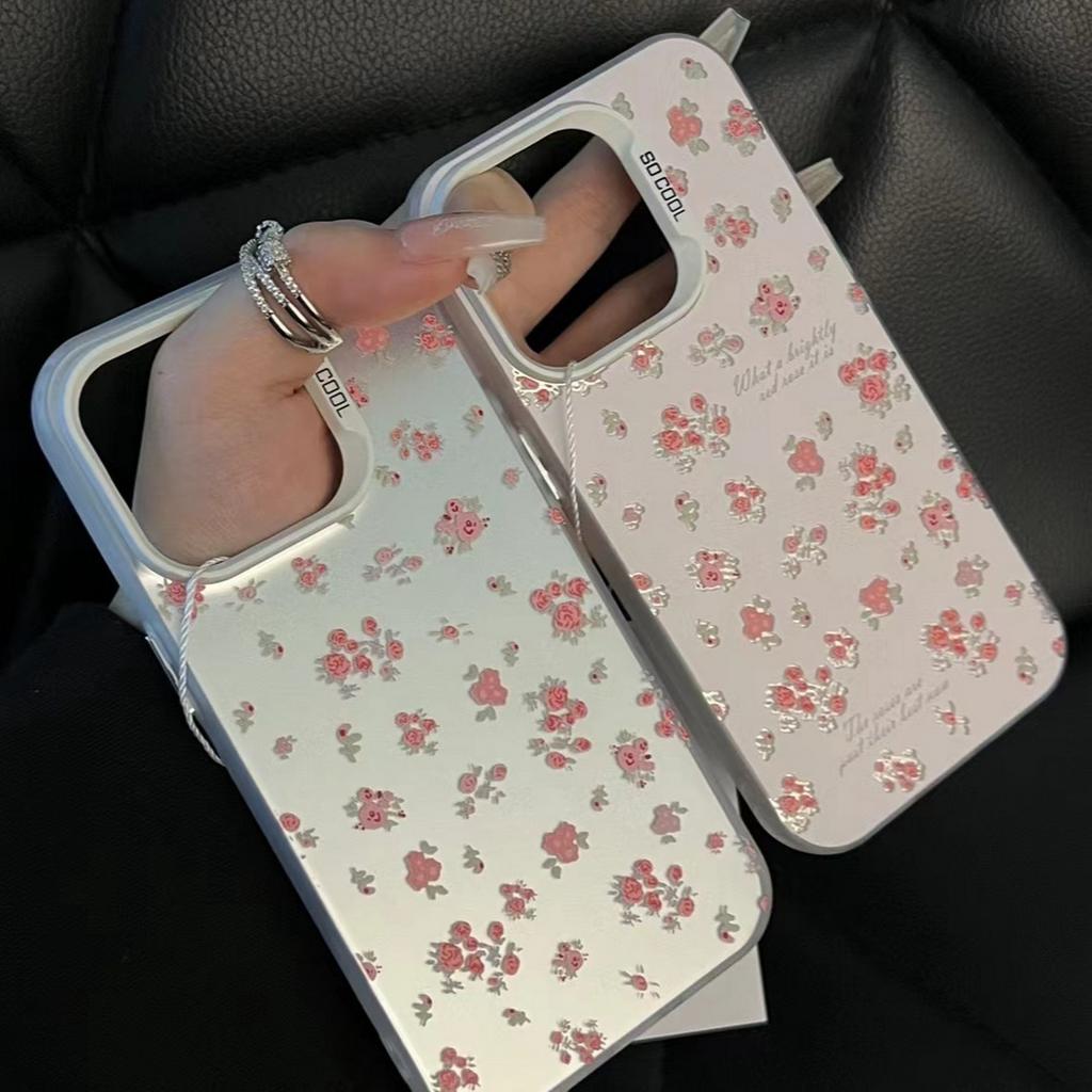 Applicable to Apple 11promax mobile phone case, new iphone11 advanced sense 11pro pink floral 11 beautiful 1