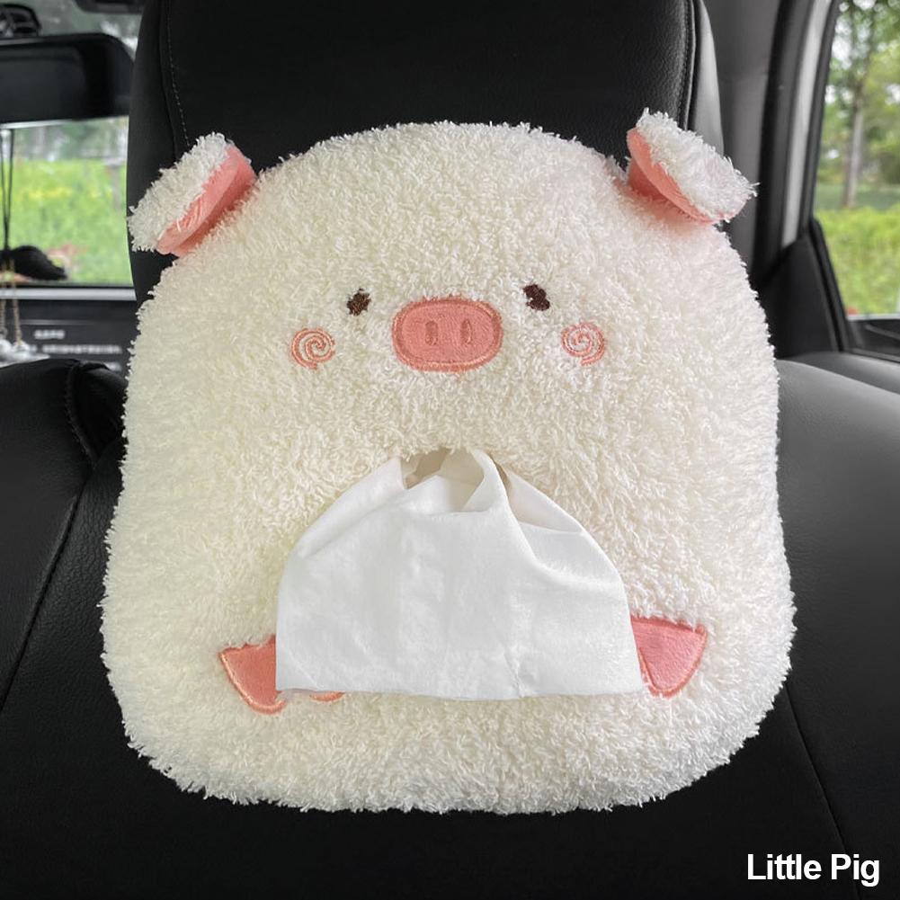 Auto Tissue Box Nette Plüsch Tiere Serviette Seidenpapier Halter Tragbare Schublade Box Auto Styling Multi-funktion Auto Liefert frauen