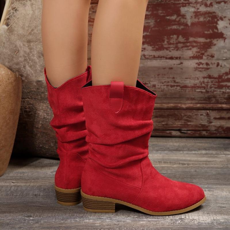 Hehe Stivali Capispalla Donna Estate Moda Europea Casual Multi-Abbinabili Stivali alla Moda Tacco Spesso Stivale Singolo
