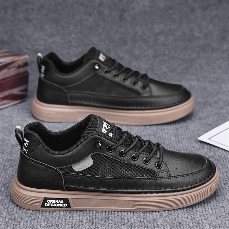 Men's Breathable Classic Casual Shoes Summer Soft-sole Non-slip Flat Shoes Outdoor Walking Shoes Fashion Youth Sports Board Shoe