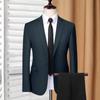 Herre luksus businessdresser i koreansk stil: Profesjonelle og avslappede slim fit jakker
