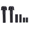 Pair of Motorcycle Handlebar End   M6 Screw Hole Aluminium Alloy Handle Bar End Plug for 13 To 20mm Inner Diameter Handleba