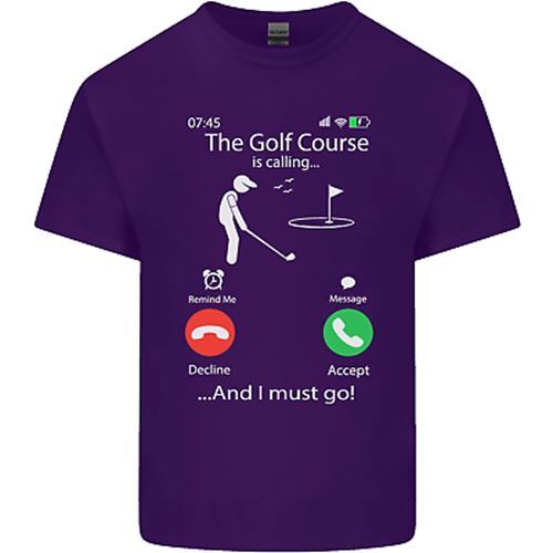 Golf Is Calling Golfer Golfing Funny Unisexs Cotton TShirt Tee Top