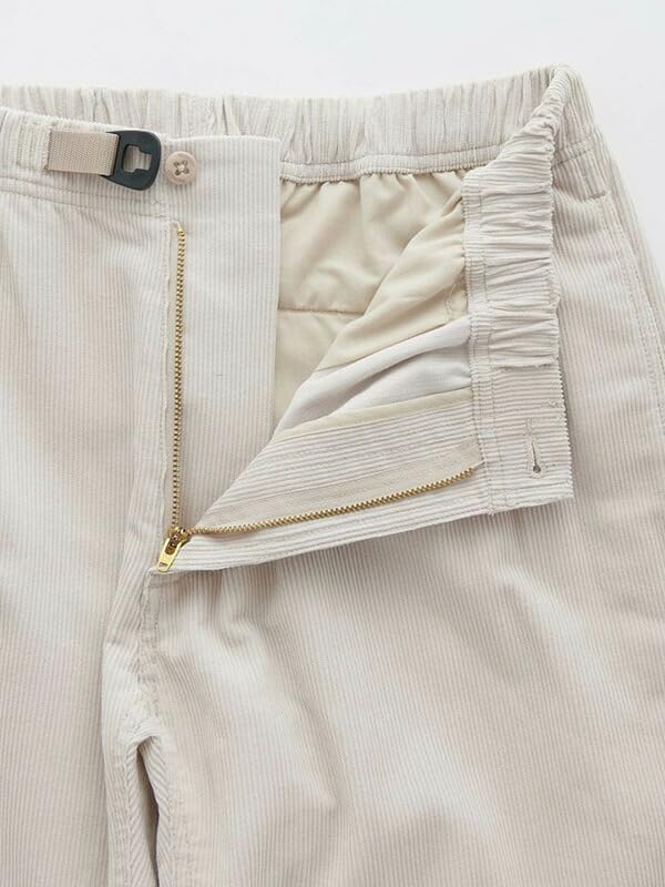 Gramicci Corduroy Pants, Webbing Belt, Easy Waist, Loose Tapered, 100% Cotton, 10W CORDUROY G5FM-P073