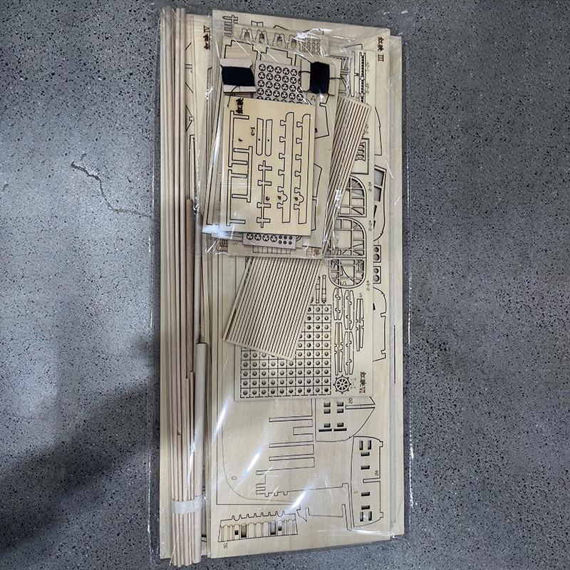 Diy Handmade Assembly Ship 21" Wooden Sailing 3D Victory Ship Boat Model Gift