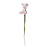 Artificial Iris Flower 2 Heads Faux Silk Flower Bouquet Long Stem Fake Iris Flowers for Floral Arrangements Table Centerpiece Party Wedding Decor