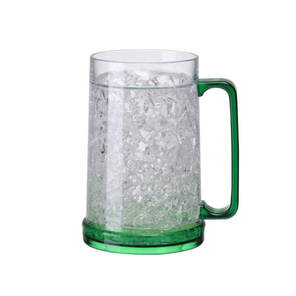 Mrazák s dvojitou stěnou Ledový hrnek na pivo Gel Pohár na pivo Sklenice na pití Chlazení Pohár na víno Party