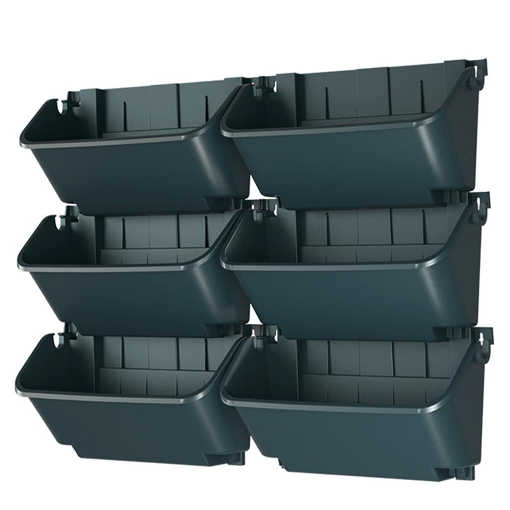 Ghiveci de Plastic cu Design Vertical Suport de Perete Ghiveci de Flori pentru Grădinărit Interior și Exterior Accesoriu de Plantare