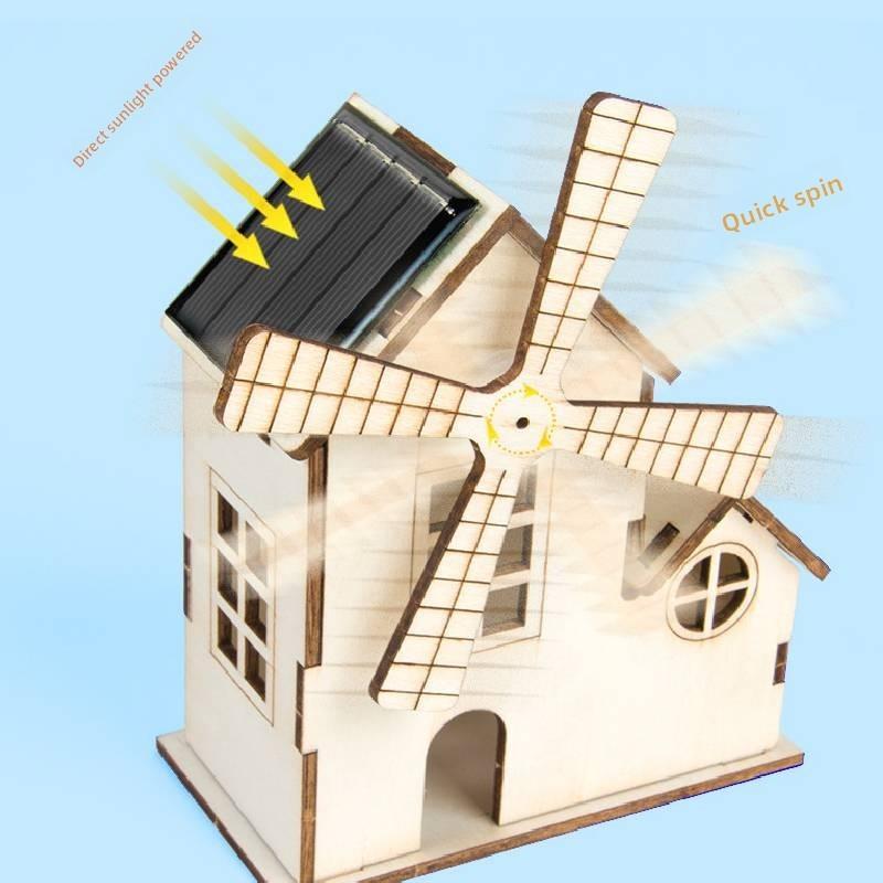 Science Experiment Solar House Diy Kit For Kids Educational Physics Toy