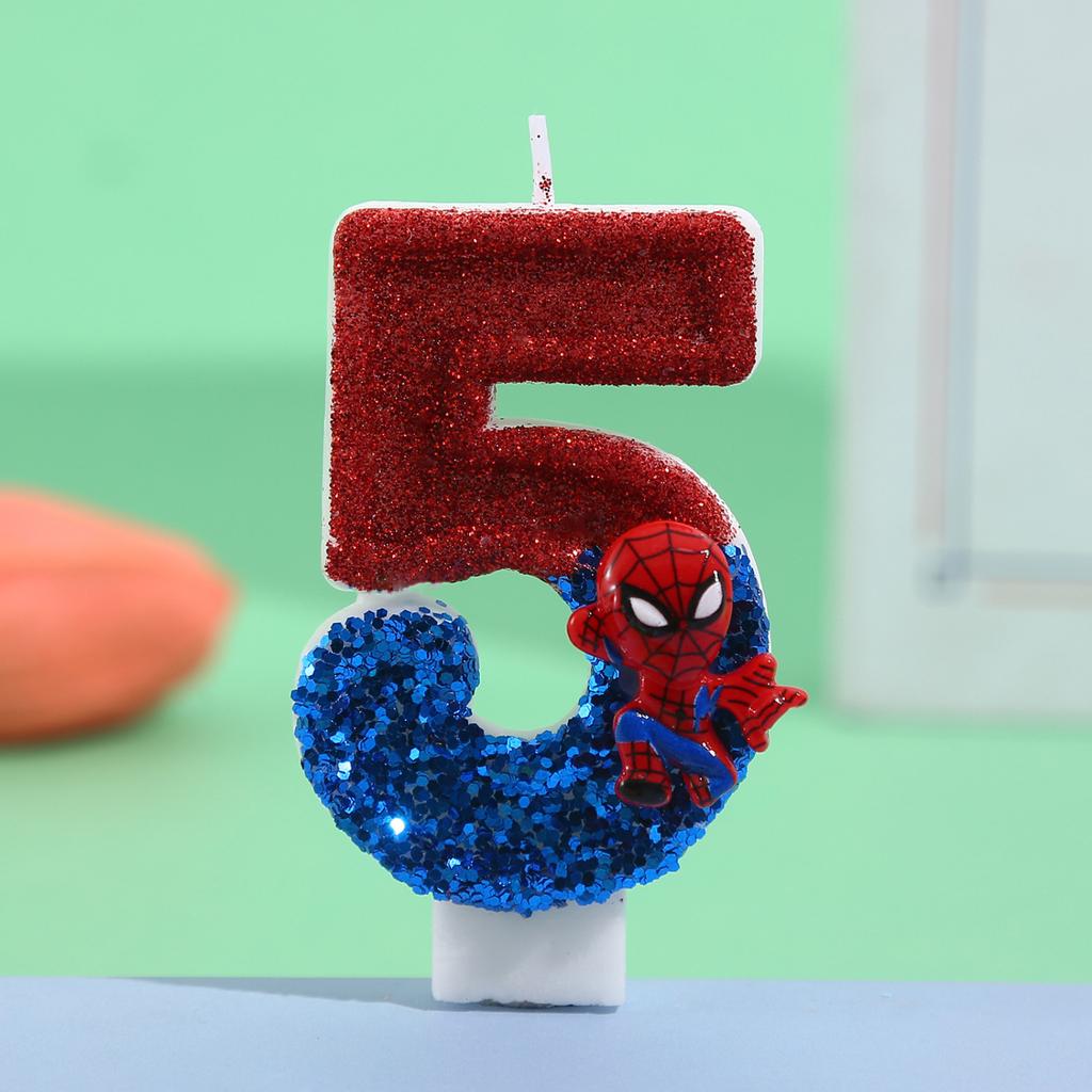 Cute Cartoon Digital Candles, Birthday Candles, Party Decorations