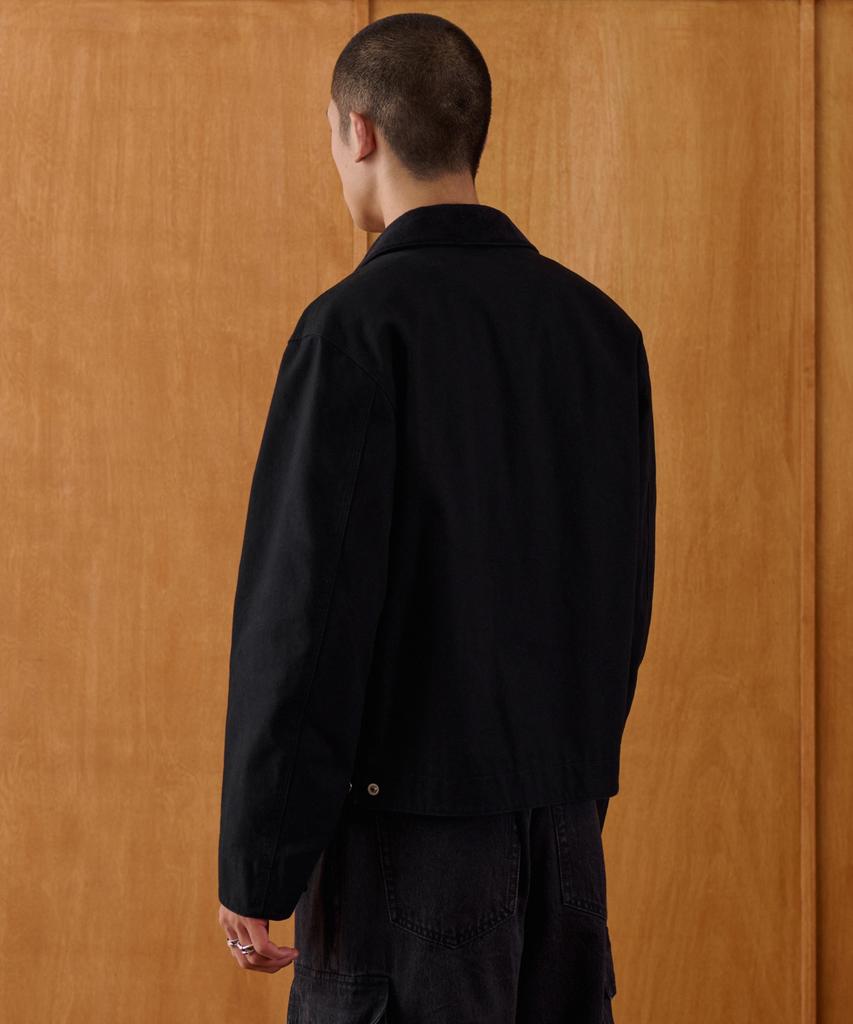 Musinsa Standard Canvas Work Jacket [Black]