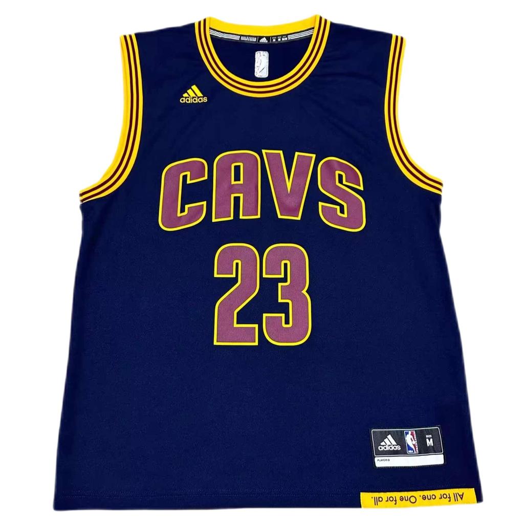 Adidas X NBA Collaboration LeBron James Cavaliers 23 Sleeveless Crew Neck Comfortable Basketball Jersey Unisex Jersey Navy-Blue 7818A-CVW-AEB2581