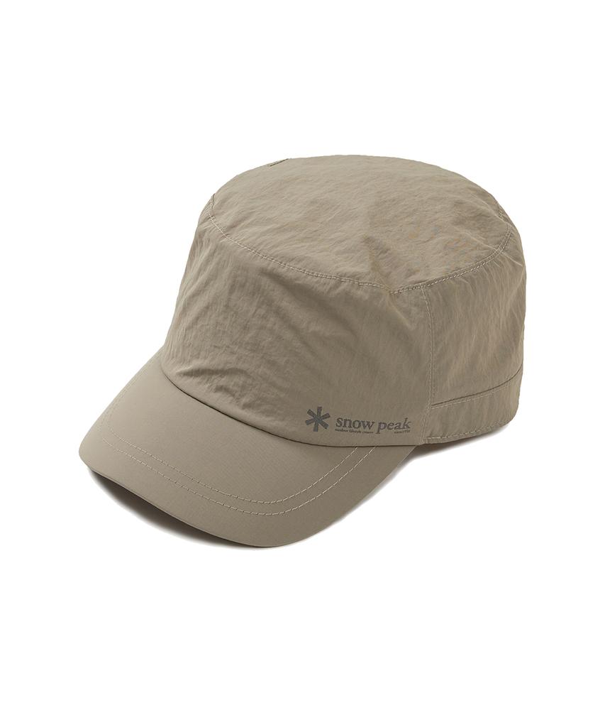 SNOWPEAK APPAREL Taslan Military Cap Yellow Gray (S24Sufcc30)