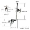 Cowbell Clamps, Drum Mounting Bracket Adjusted Height Angle Rod Arm Standard Holder