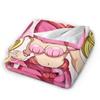 M-Mermaid Melody Pichi Pichi PitchS Blanket Travel Office Flannel Bedding Throws For Couch Chair Super Warm Quality Bedspread