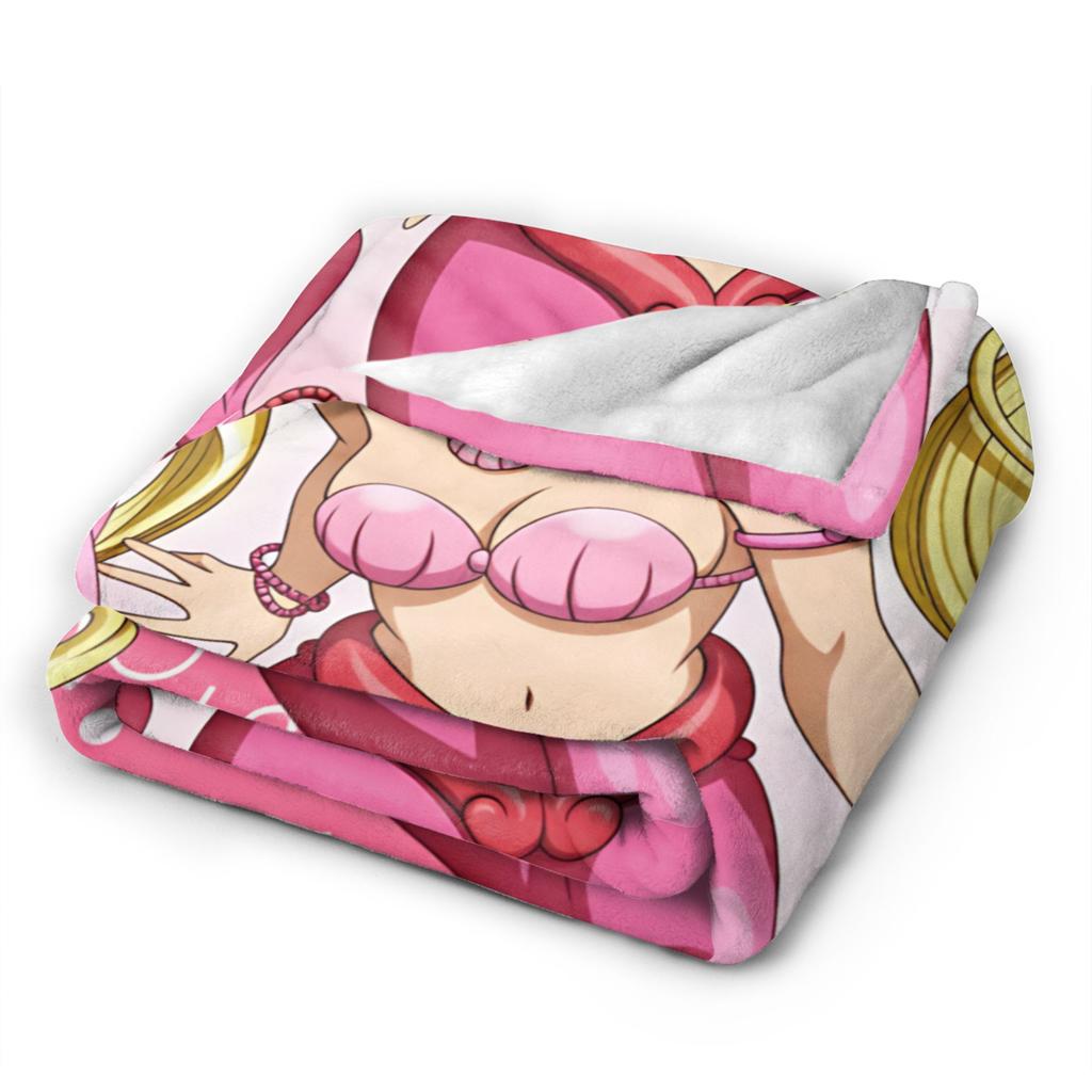 M-Mermaid Melody Pichi Pichi PitchS Blanket Travel Office Flannel Bedding Throws For Couch Chair Super Warm Quality Bedspread