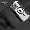 Electroplated Flip Leather Case for iPhone 16 15 14 13 12 11 Plus Pro Max for Magsafe Wireless Charging Protection Luxury Cover