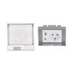 Recessed Floor Socket 2 Prong Outlet USB and Type C Ports Waterproof Concealed Electrical Outlet