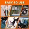 Black Flame Retardant Electrical Insulation Tape Strong Adhesive Wire Harness Tape for Electrical Wiring Waterproof Tape