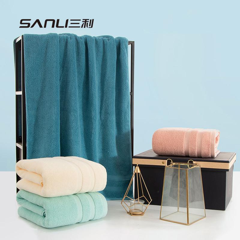 New pure cotton thickened adult bath towel couple household 445g cotton
