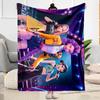 K-pop Fashion Fusion Blanket Soft Warm Cozy Perfect for Couch Bedding Livingroom All-Season Use Playful Design Perfect Gift for Relatives and Friends