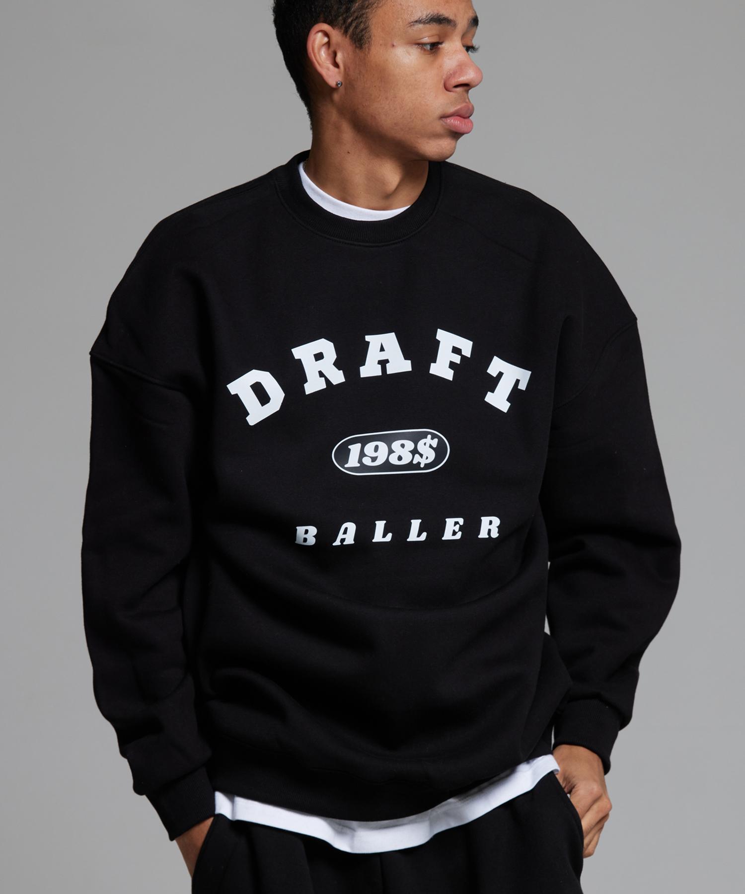 Крем-сода Лаб $198 Худи оверсайз с принтом Arc Baller Черный L