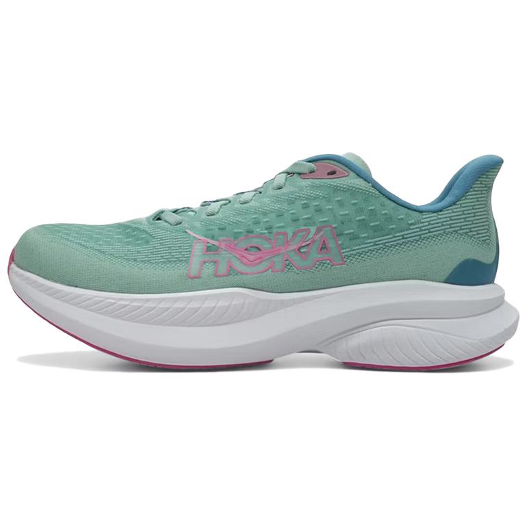 Hoka One One Mach 6 Comfortable Versatile Durable Low-Top Casual Running Shoes Men Sneakers Green 1147790-AFF