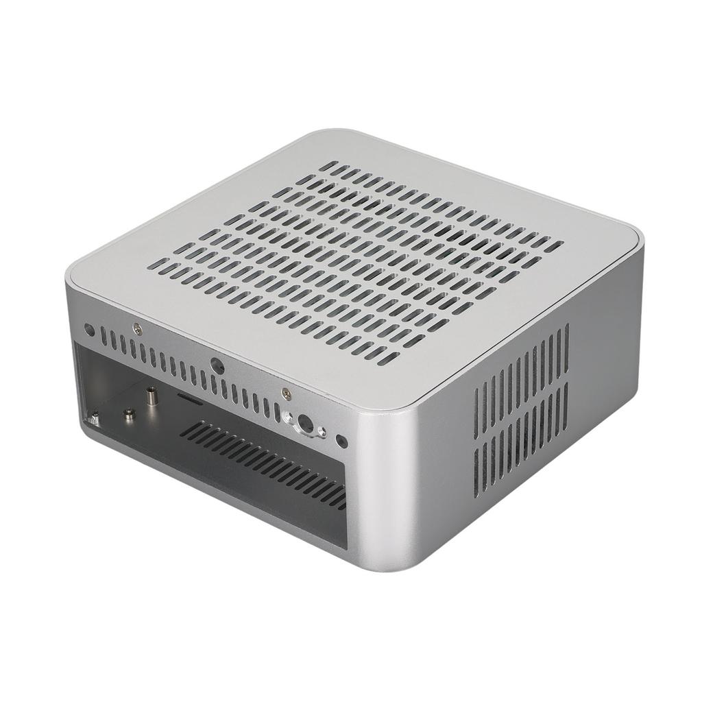 Desktop Computer Case Good Heat Dissipation Exquisite Compact Mini HTPC Case for Home Video Computer