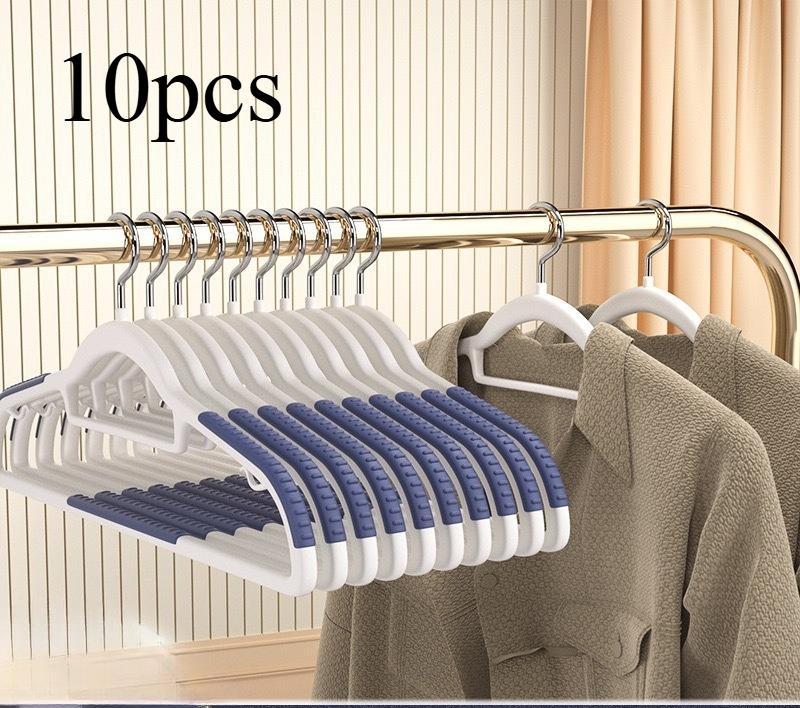 10PCS Home Dormitory Closet Wet and Dry Non-slip Non-marking Durable Shoulder Corner Hanger Space Organizer 42x22cm 21990₽