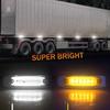 LED Side Constant White Sequential Marker High for Trailers and X-STYLE Markers, 12V/24V, + Yellow, Lamps, 18-LED, Brightness, Universal, Trucks,