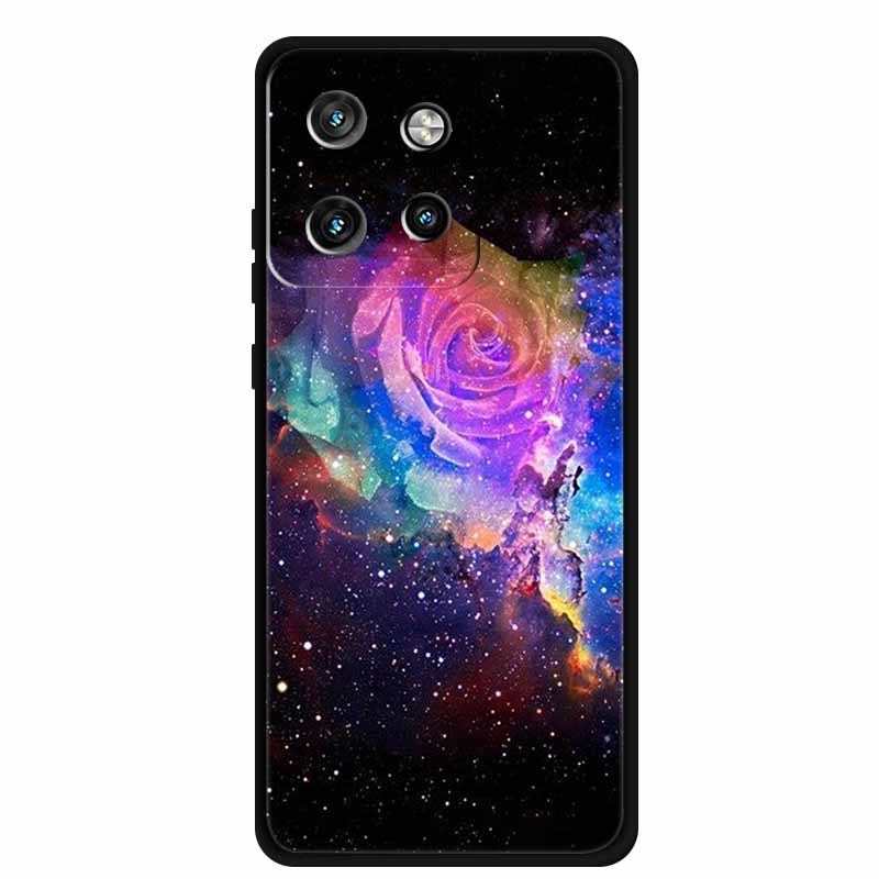 

Phone Case For Motorola Moto S50 Cover Black Silicone TPU Soft Painted Tiger Coque for Motorola Moto S50 Global TPUBumper Shells Moto S50