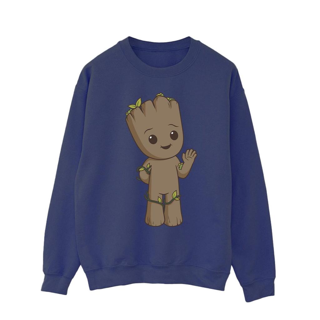 Marvel Mens I Am Groot Cute Groot Sweatshirt