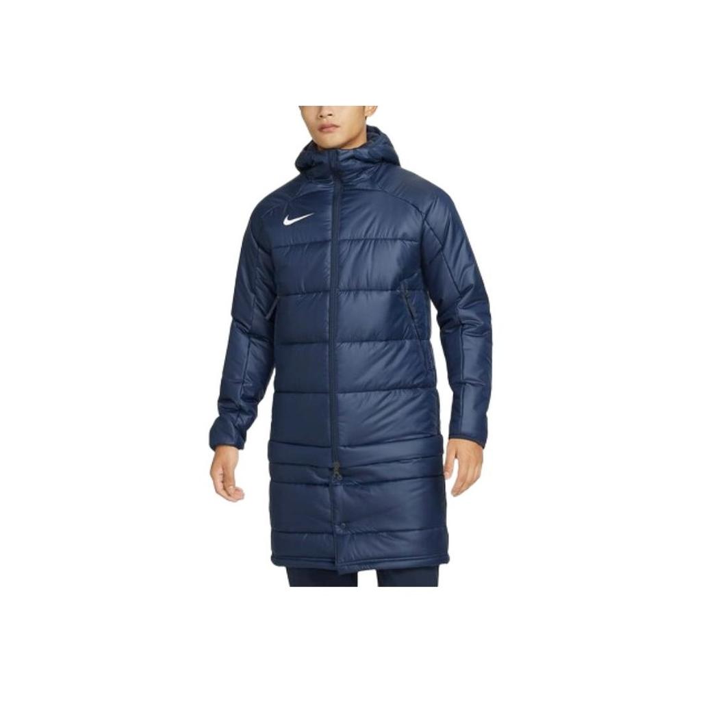 Nike Mens 2 In 1 Logo Print Hooded Long Warm Jacket Men Jackets Blue DJ6307-451