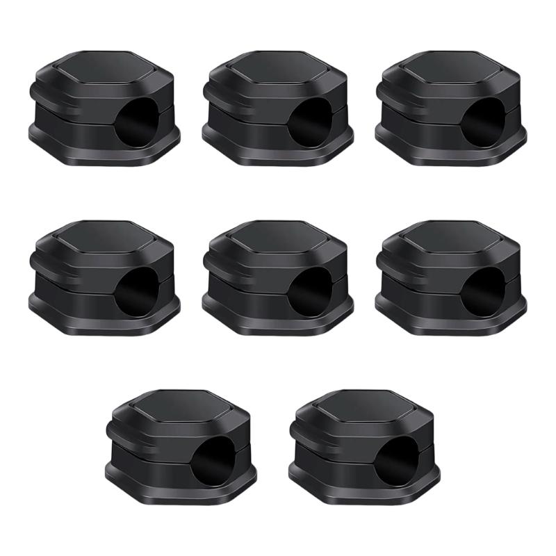 Magnetický organizér kabelů, klip pro noční stolky, nabíječku telefonu a správu kabelů k počítači