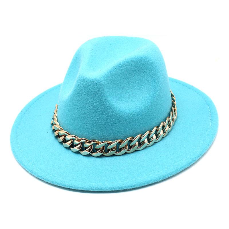 Hat Ladies Jazz Hat Seasonal British Chain Retro Top Hat Ladies Wool Gentleman Hat