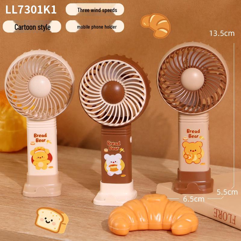 

Mini USB Rechargeable Portable Silent Desk Fan with Phone Holder Factory/Wholesale/Foreign Trade/Cross-border