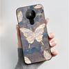 Printing Pattern Case For Nokia 5.3/Nokia 5.4/Nokia 3.4 Coque Soft Silicone Black Shell Cover Cute Flower Cartoon Casing Fundas
