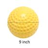 9" Basebollar PU-inre Mjuka Basebollar Softball Träning Övning Baseball