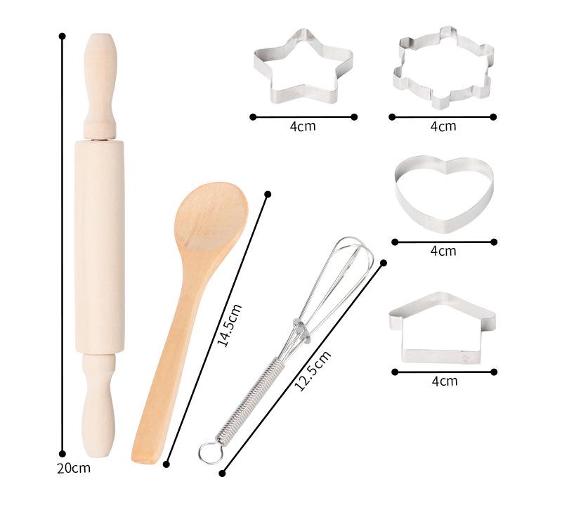 Çocuk Mutfak Oyun Seti: Mutfak Gereçleri, Pişirme Aletleri, Önlük & Şef Şapkası