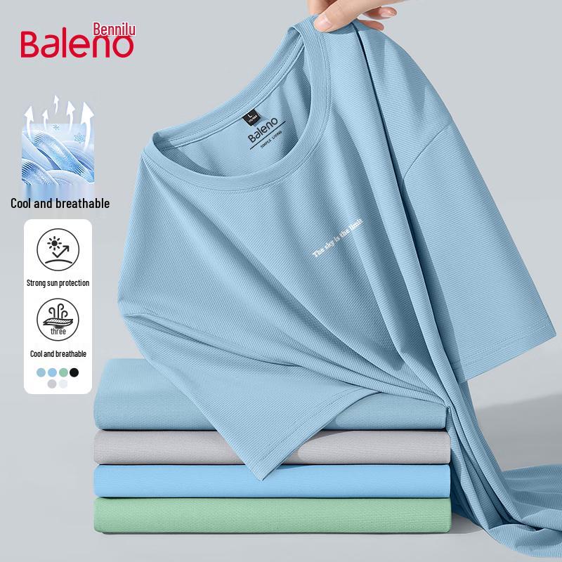 Baleno Men s Cool-Feel Quick-Dry Short Sleeve T-Shirt 2XL