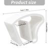 Curtain Holdbacks Pinch Pleat Hooks Strong Plastic Curtain Fixing Hooks For Home Office Window Easy to Installation