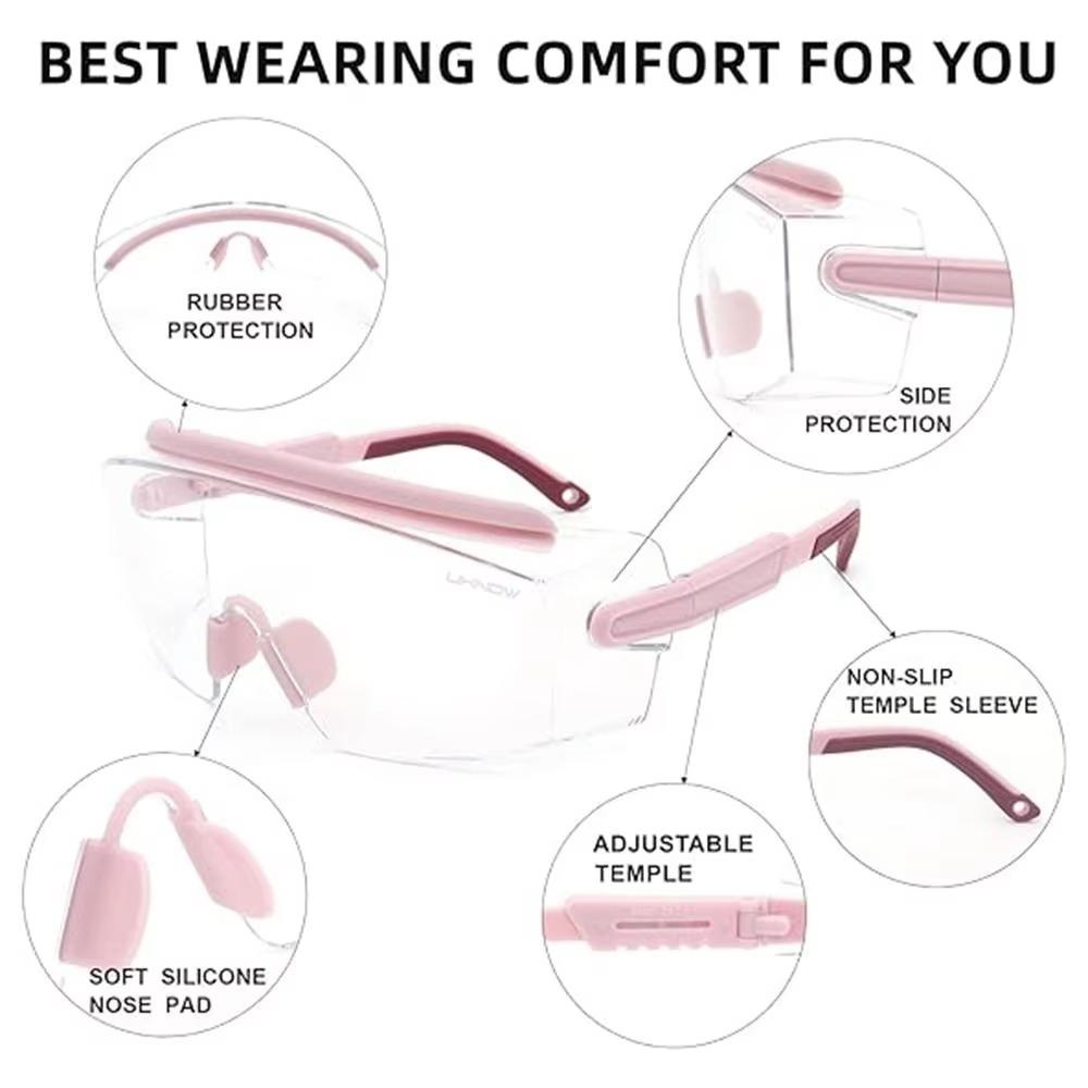 Anti-Splash Eye Protection Glasses Clear Surgery Goggles  Cycling Eyewear