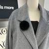 Fashion Real Mink Fur Brooch Scarf Decorative High-end Elegant Flower Brooch Clothes Accessories Women's Sweater Pin